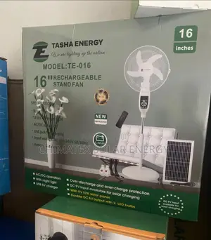 Tasha Energy 16-Inch Rechargeable Stand Fan Very Much Affordable