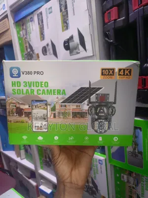 Solar PTZ 3lenc Cameras With Backup