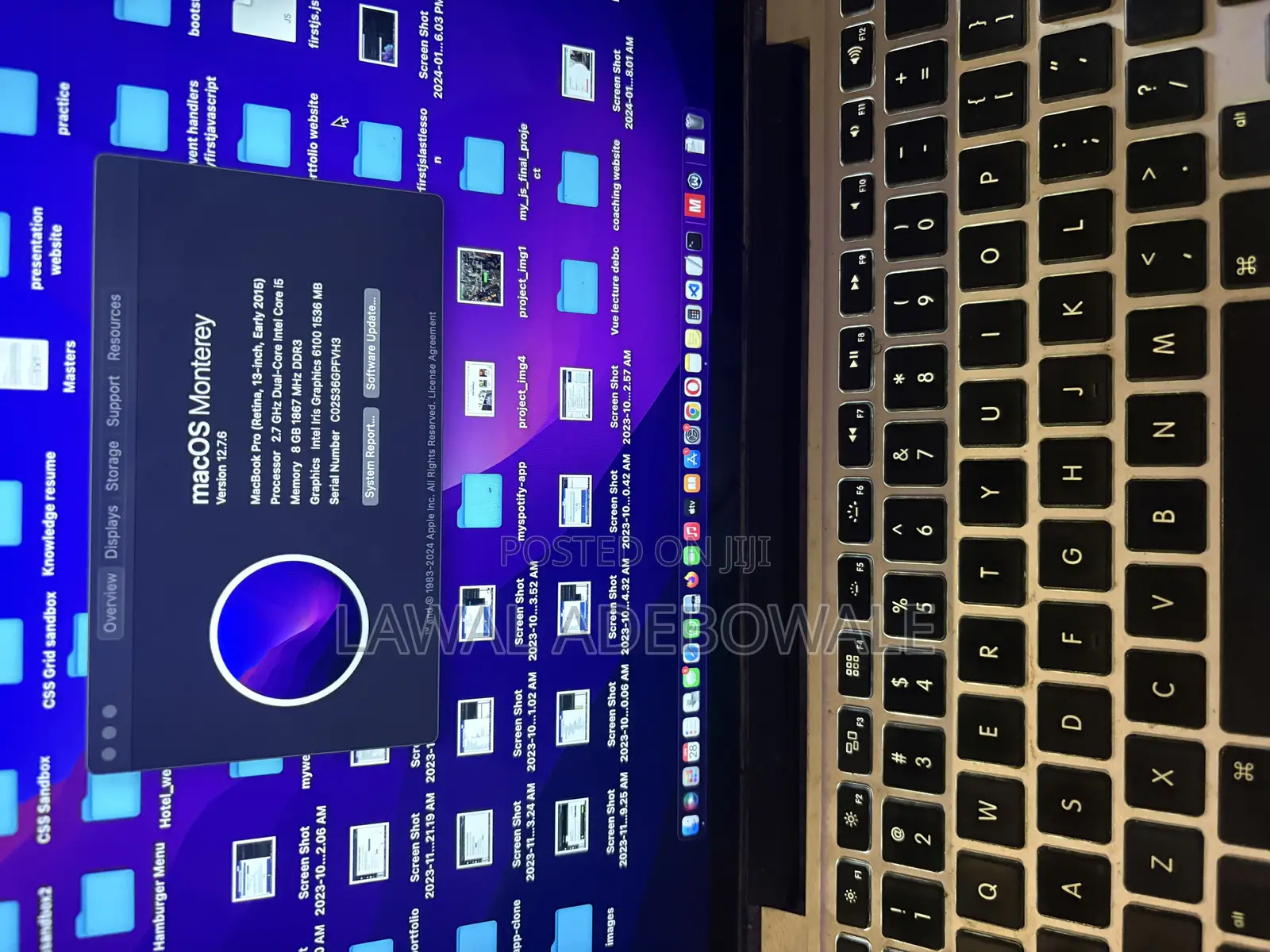 Laptop Apple MacBook Pro 8GB Intel Core i5 SSD 128GB