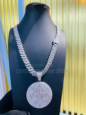 Cubic Zirconia Cuban Quality Luxury Necklace