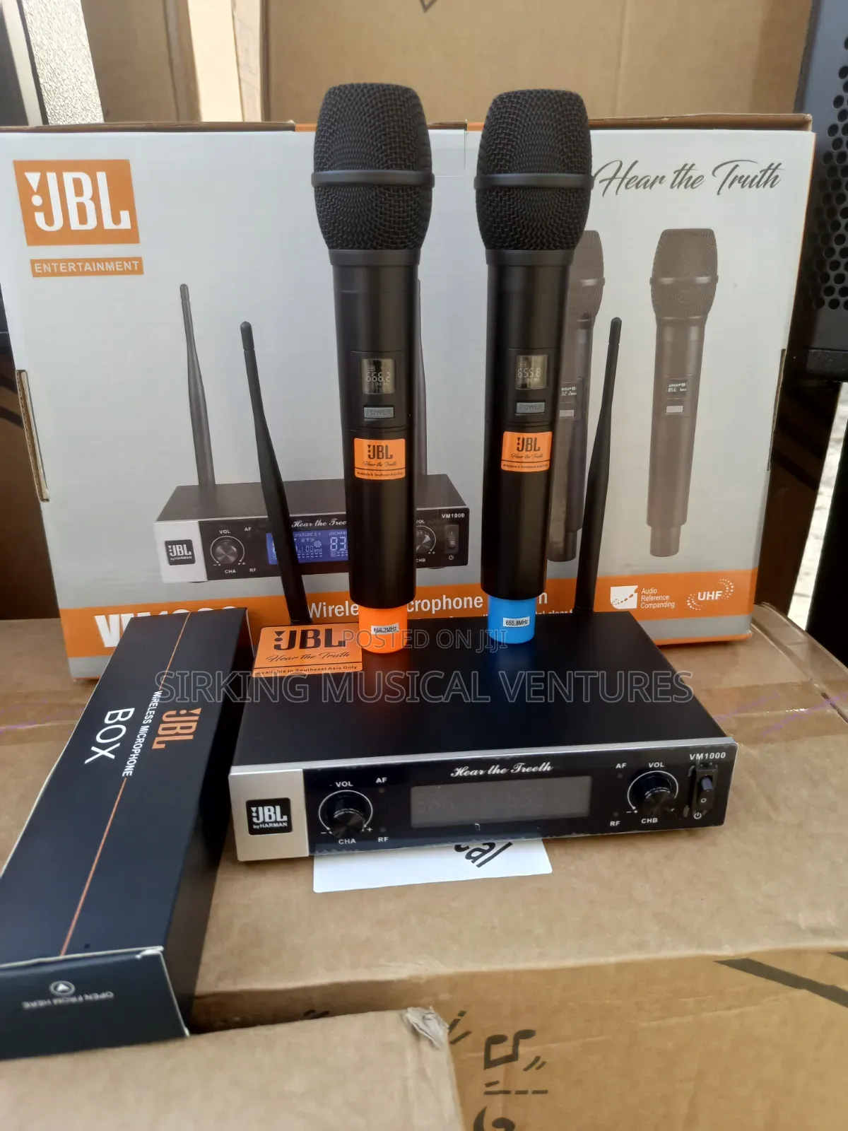 JBL Professional Wireless Microphone Vm-1000 Double Handle