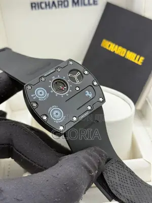 Water-Resistant Multi-Timezone Watch With Durable Fabric Strap