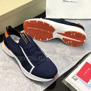 Santoni Quality Luxury Men Sneakers