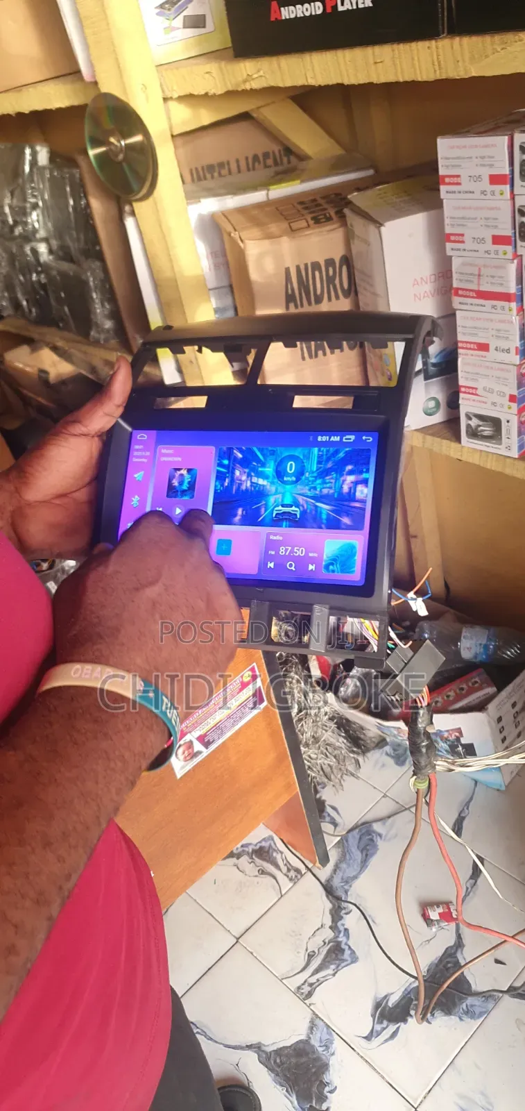Android Screen Touareg