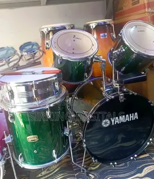 5pcs Yamaha Drum Set With Thick Cymbal and Hi-Hat