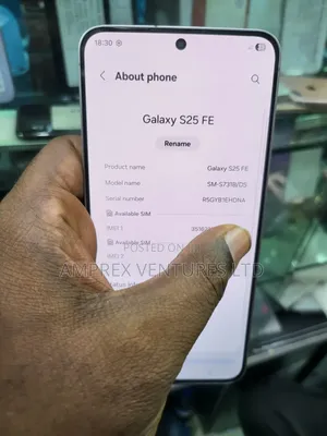 Samsung Galaxy S25 FE 128 GB Gray