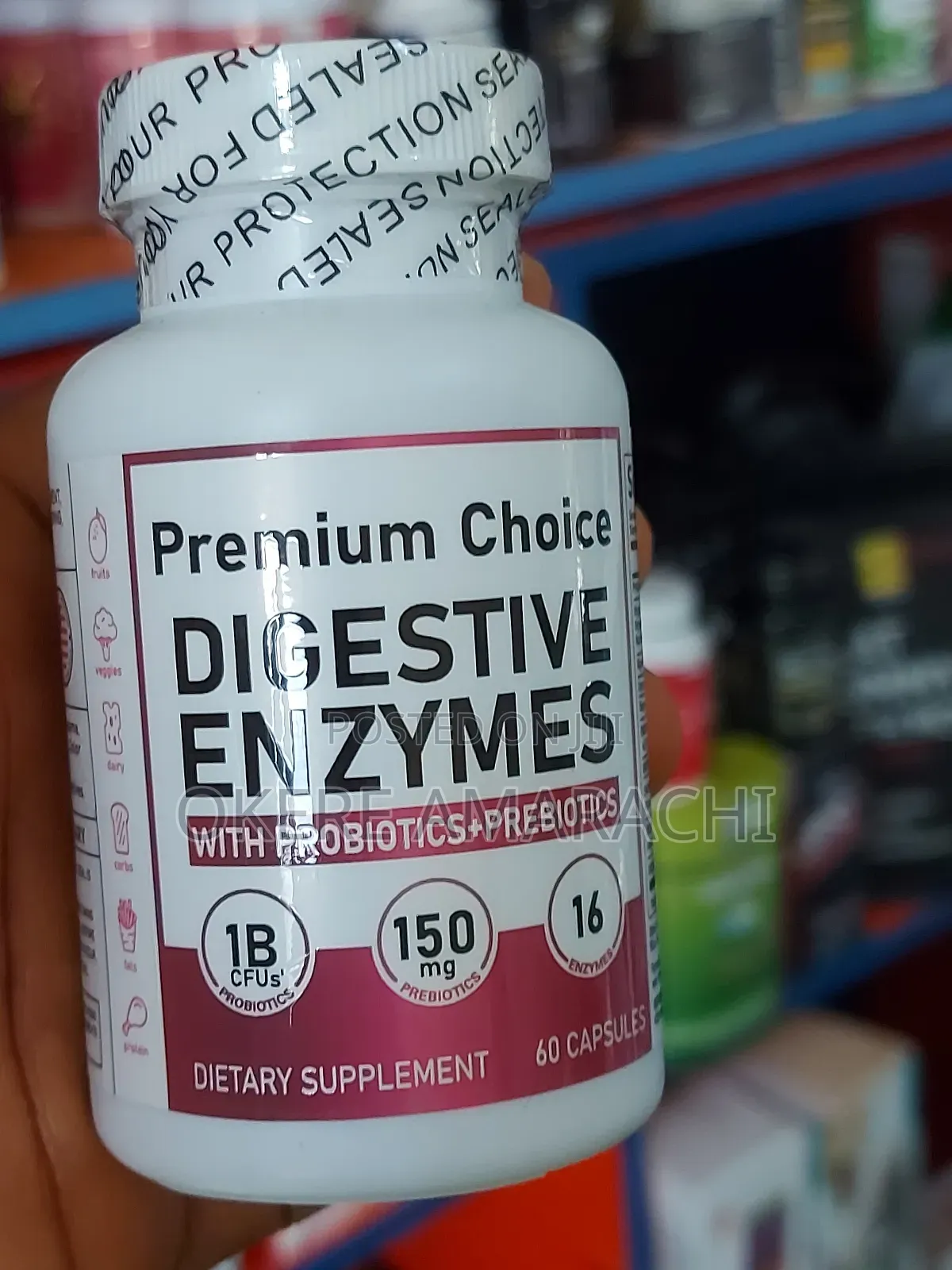 Digestive Enzymes With Probiotic and Preprobiotics