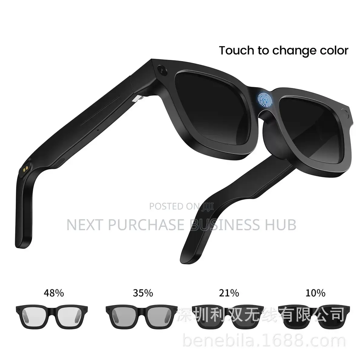 2026 E03c Al Smart Camera Glasses 32gb Electrochromic Lens
