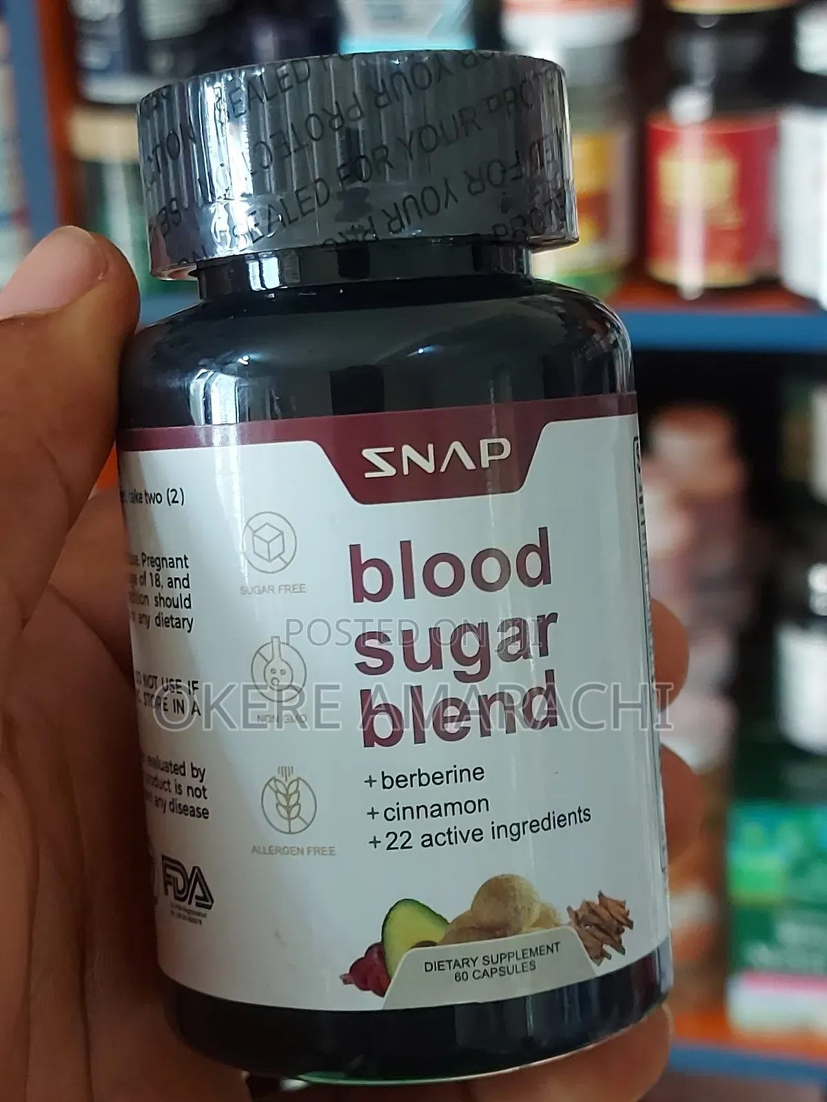 Blood Sugar Blend With Berberine and Cinnamon