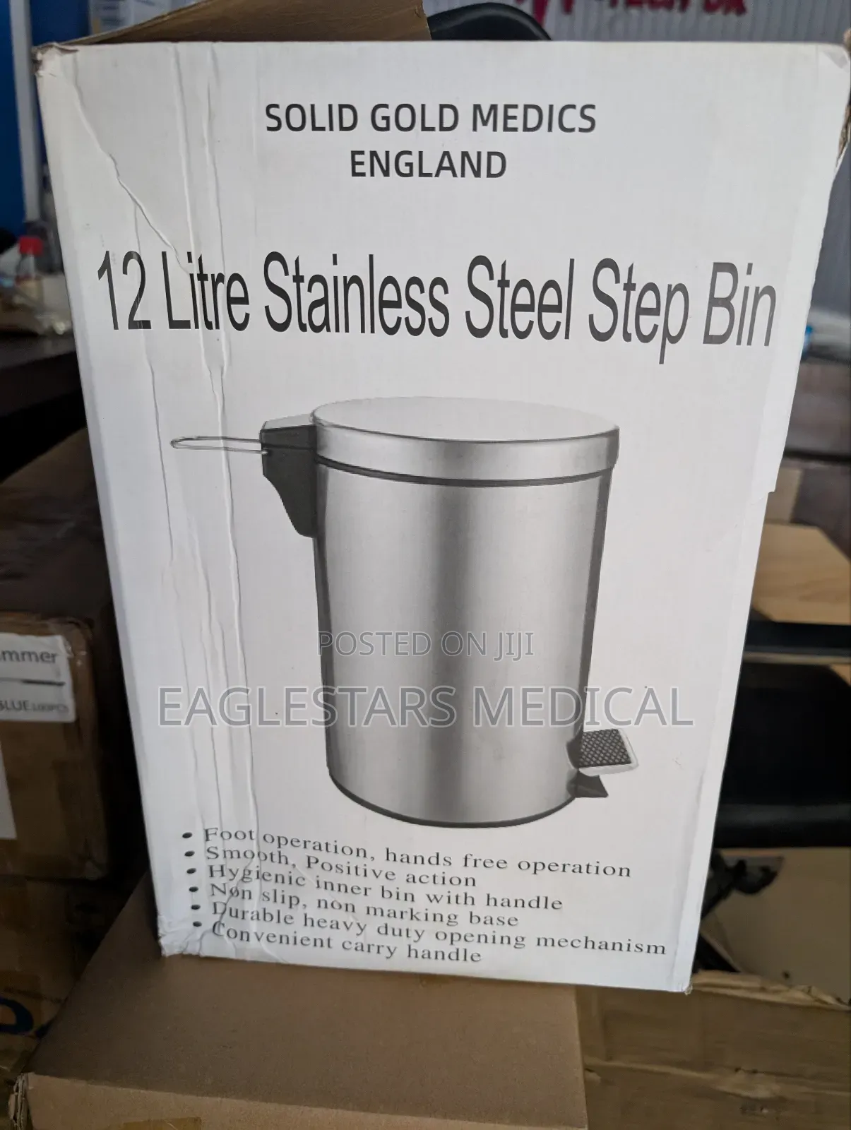 12 Liter Metal Bin