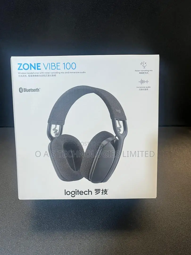 Logitech Zone Vibe 100 1000% Noise Cancellation ! 