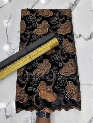 Luxury Velvet Lace With Swarovski Stone