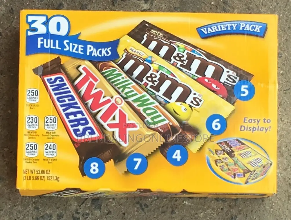 30 Full Size Variety Pack M M