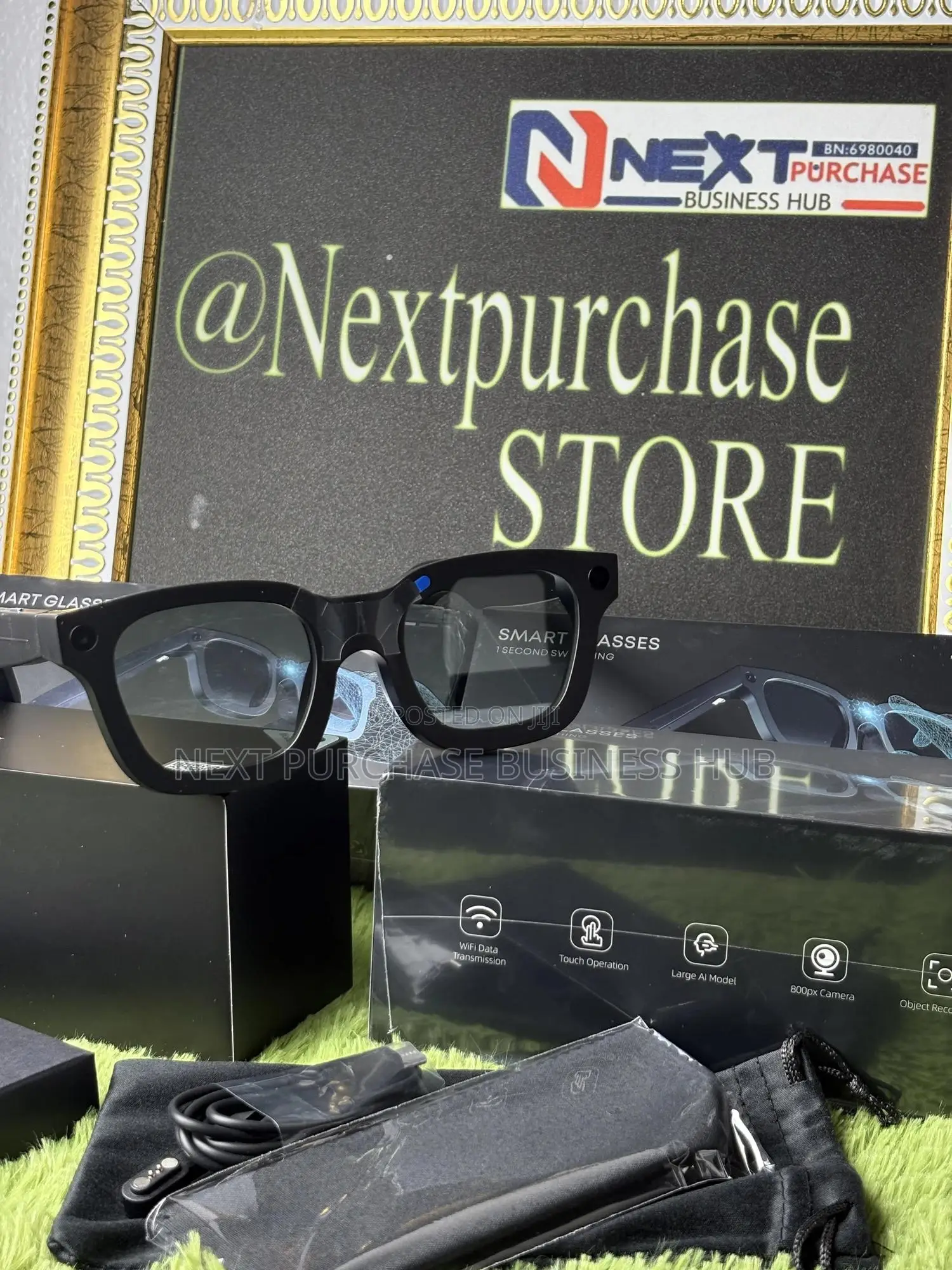 Automatic Color Changing Lens Ai Smart Camera Glasses-32gb