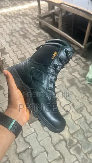 Black Leather Boot Size 38 and 39