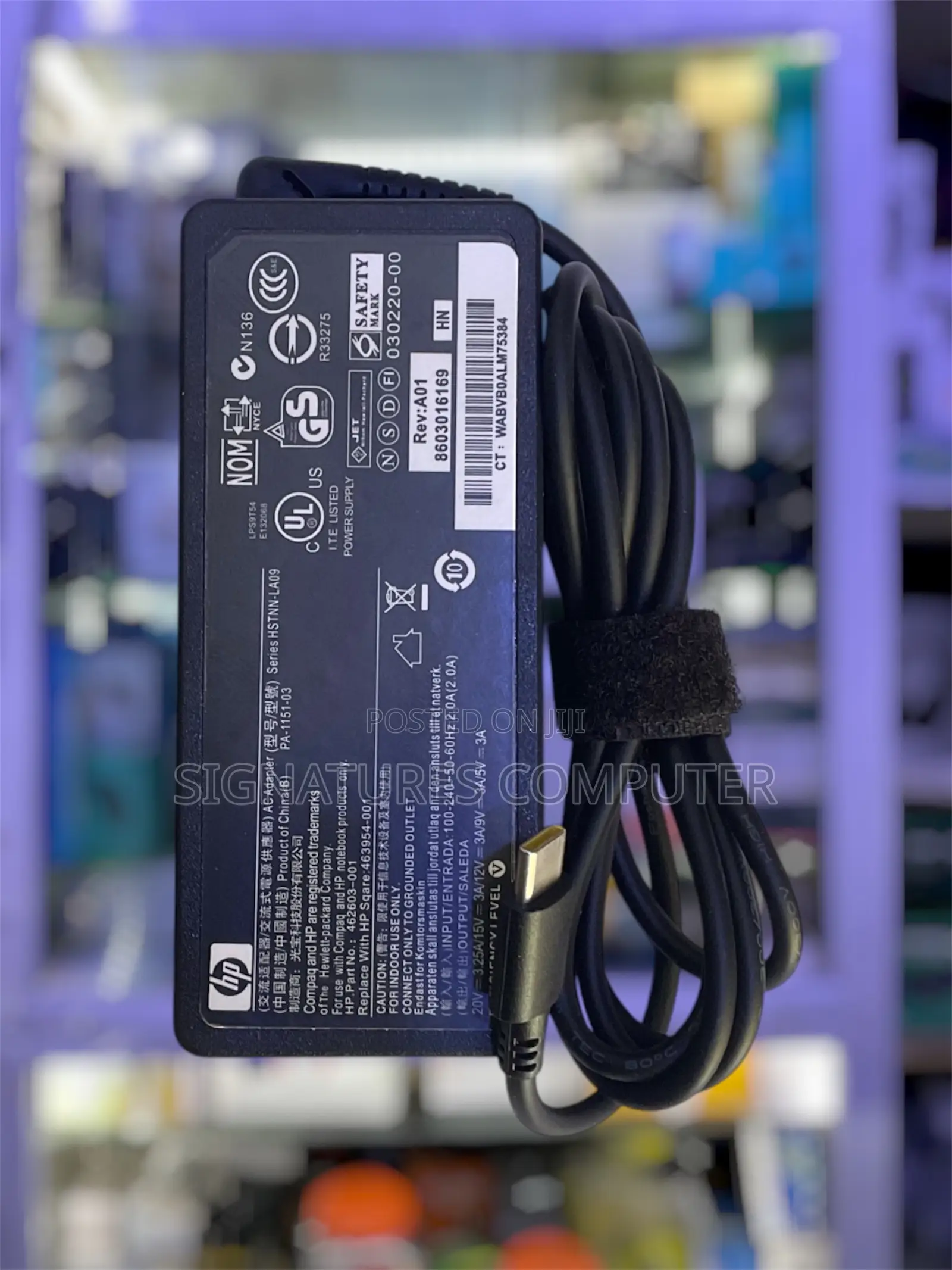 65w Hp Laptop Type C Charger