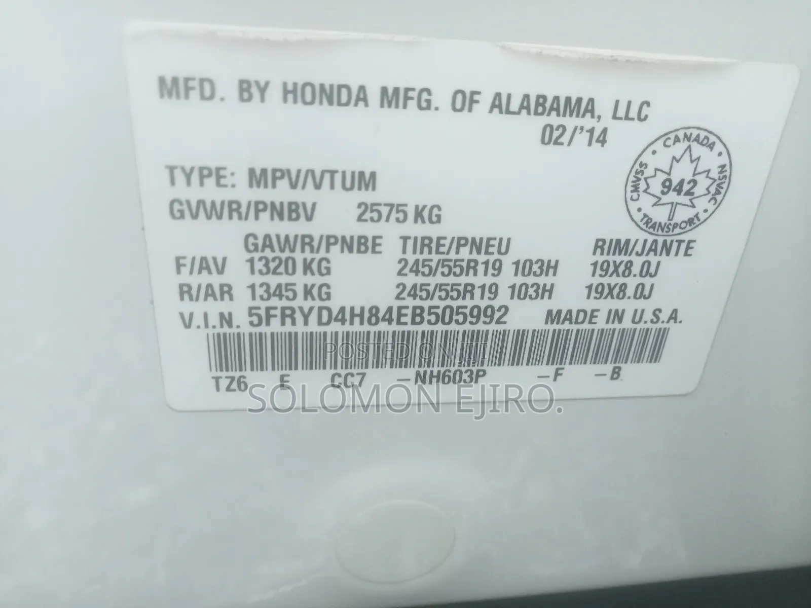Acura MDX 2015 White