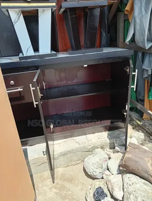 Black Colour Kitchen Cabinet