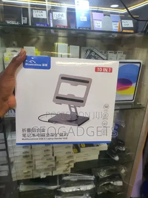 Blueendless 10-in-1 Usb-C Multifunctional Laptop Stand Hub.
