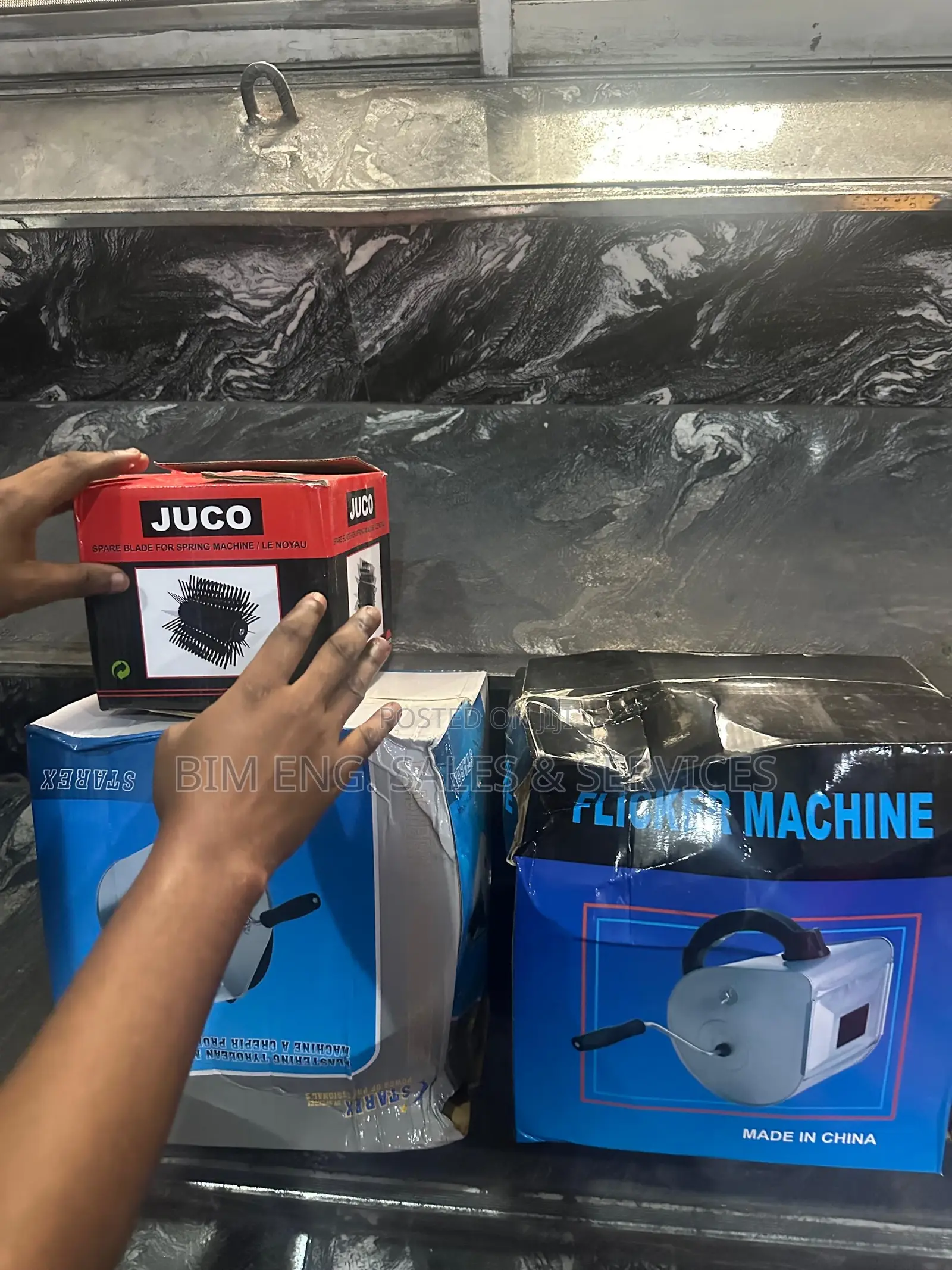 Flickering Machine, Spare Blade for Spring Machine