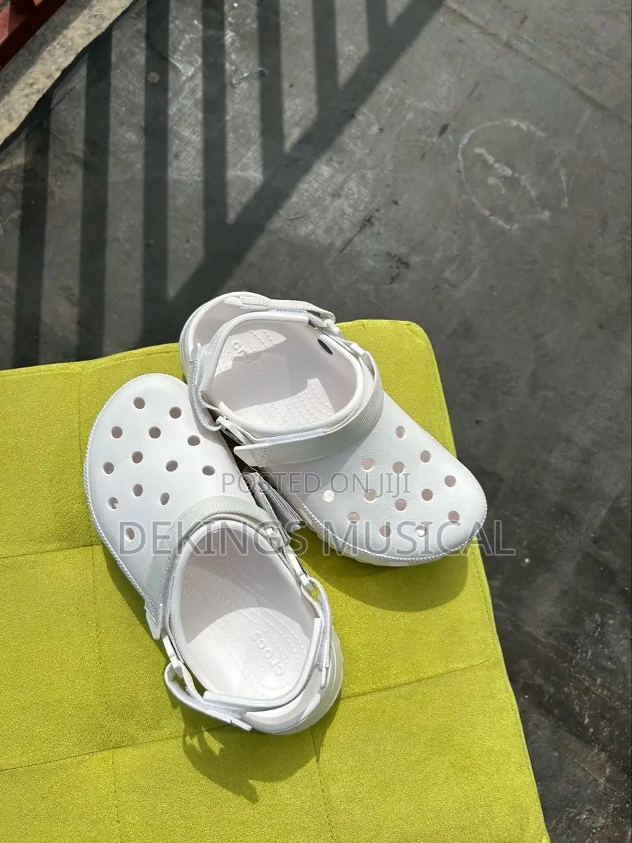 White Hiker Crocs