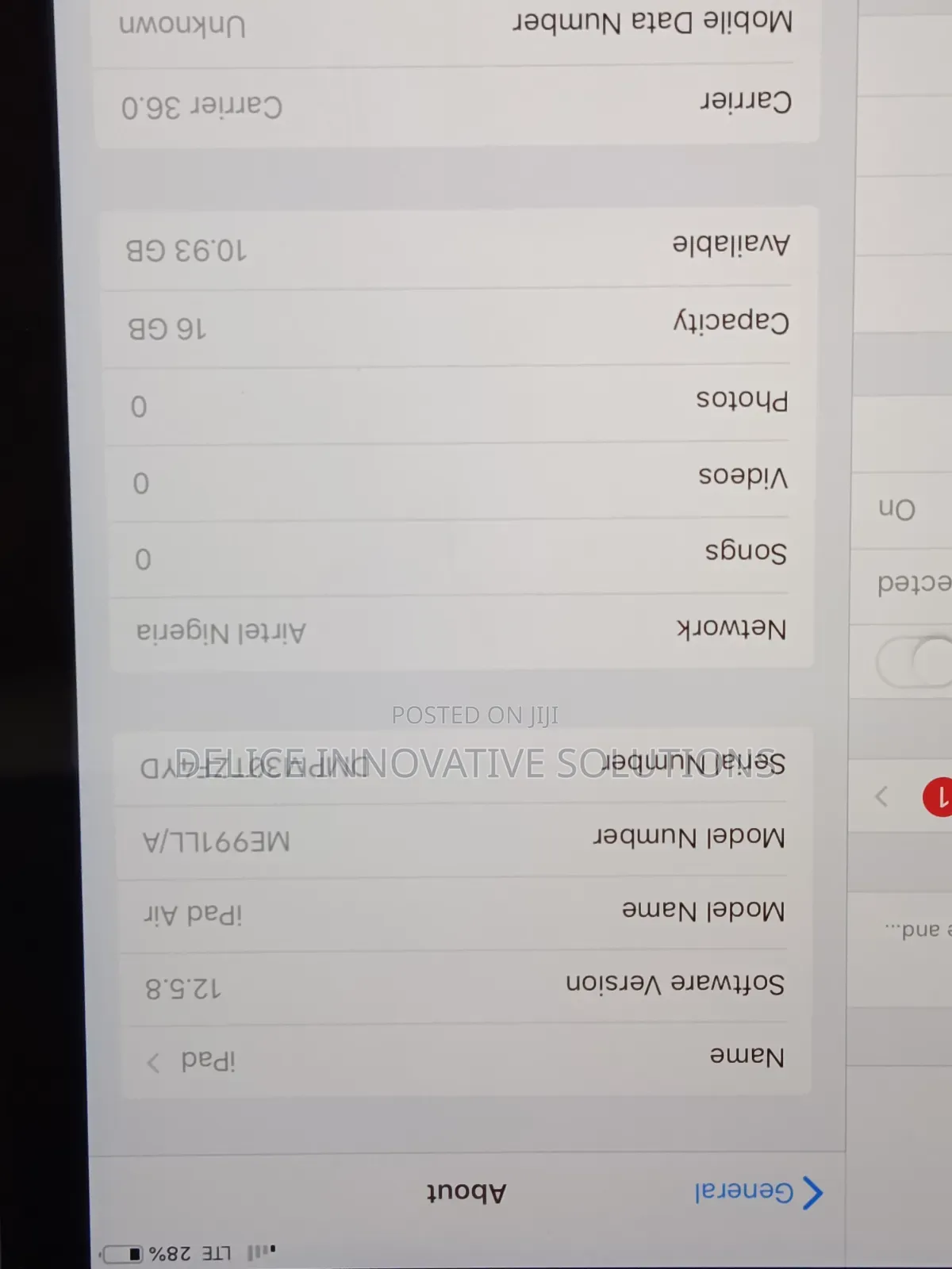 Apple iPad Air 16 GB Gray