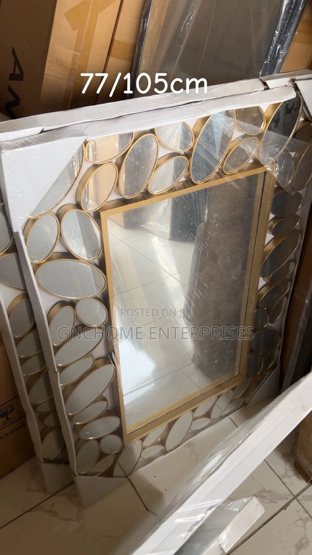 Console Mirror Gold (Big)