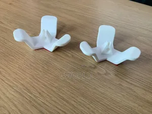 White 3-Blade Adhesive Cord Wrapper Organizer