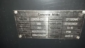 Brand New Hydraulic Concrete Mixer Designed for Heavy Industrial Use.