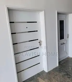 White Israeli Steel Security Door