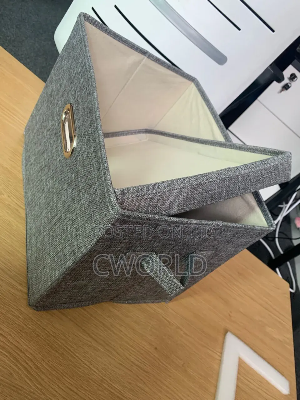 Fabric Storage Box With Lid