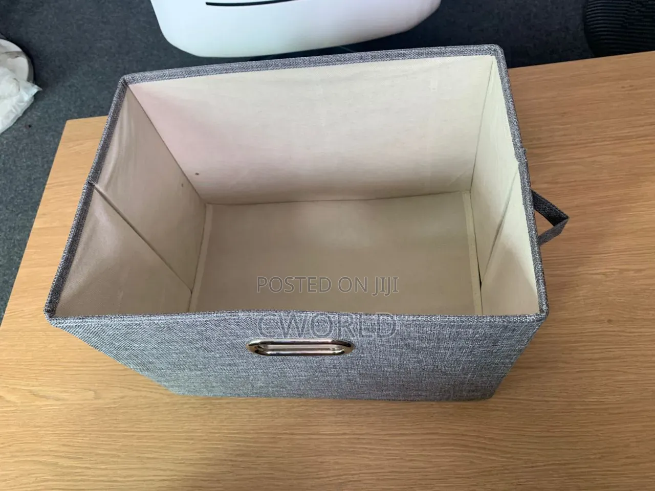 Fabric Storage Box With Lid
