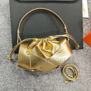 Classy Coco Ruched Leather Bag