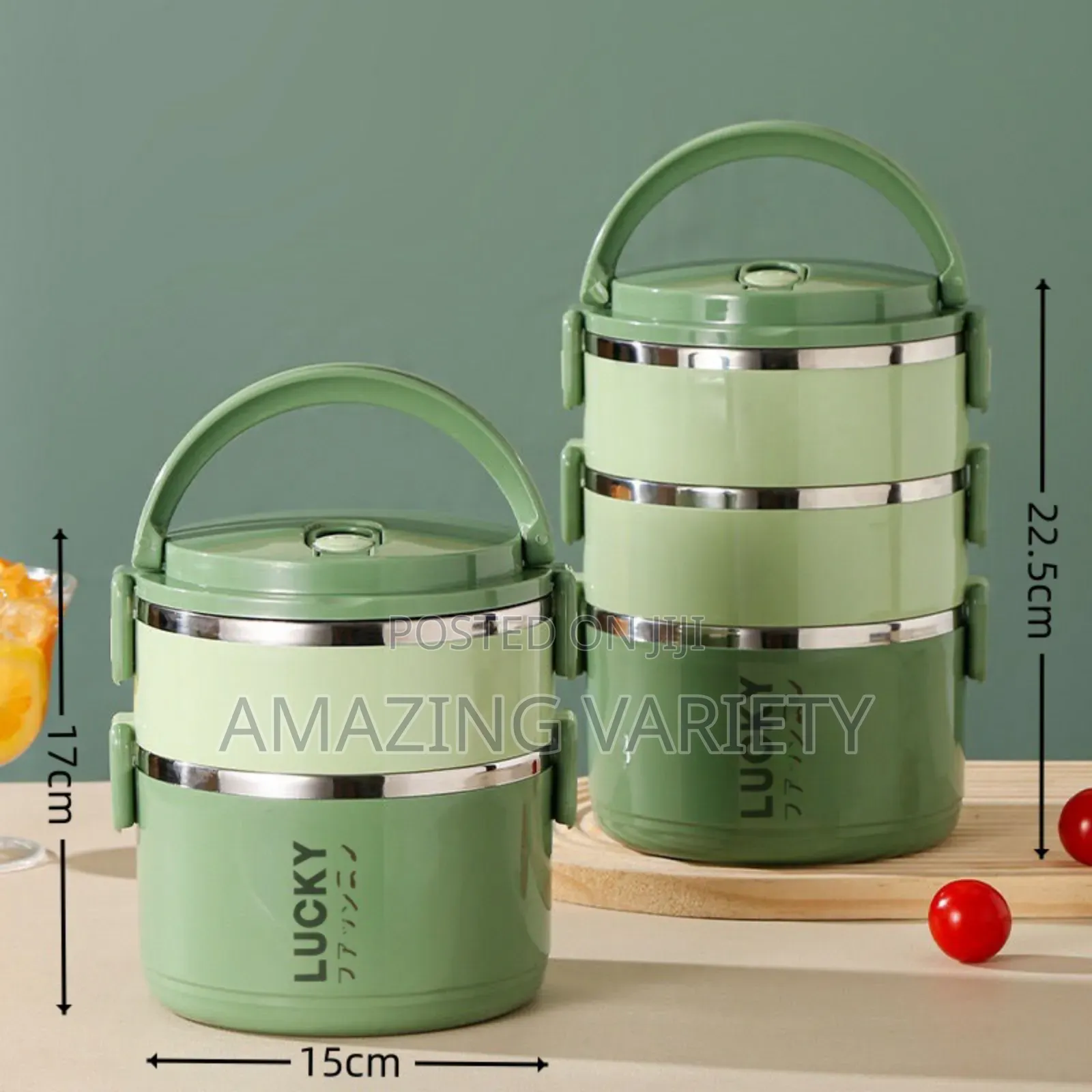 Three Steps Stainless Foodflask