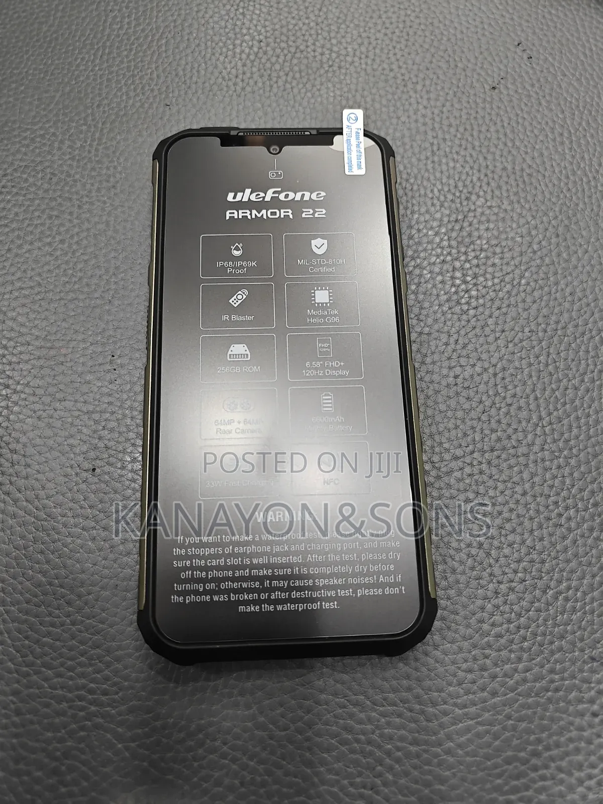 New Ulefone Armor 22 256 GB Black