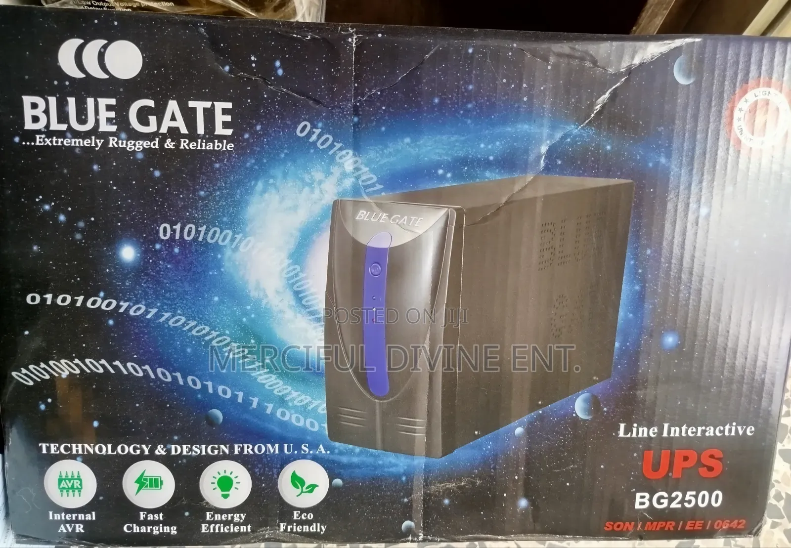 Bluegate Ups 2.5kva Iron Body