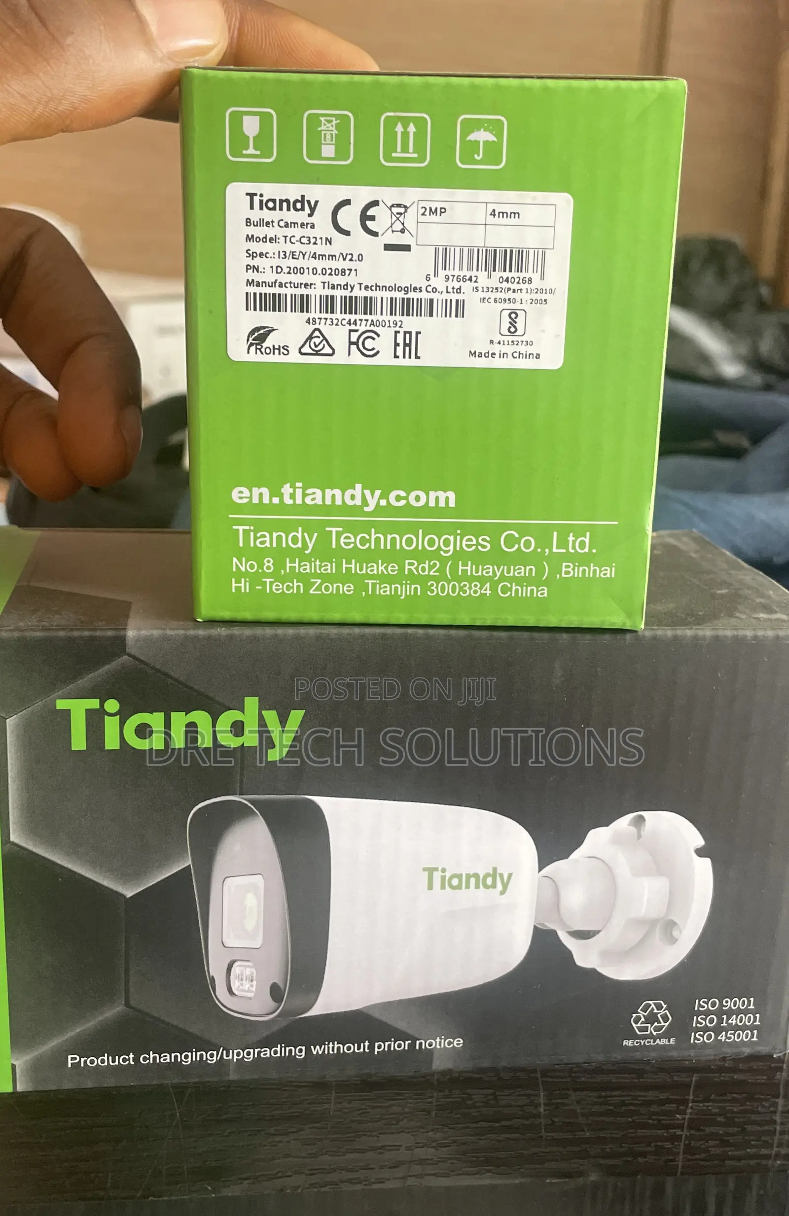 Tiandy Ip Camera 2mp Outdoor(Tc-C321n)
