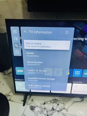 Lg 43inch Webos Smart Tv Available