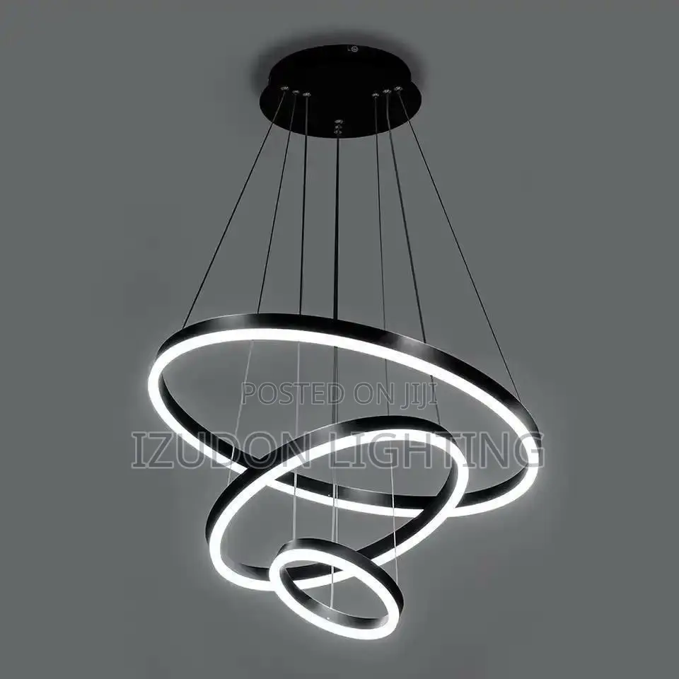 3 Rings Led Quality Luxury Chandelier