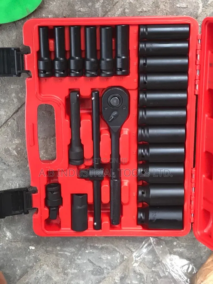 1/2" Drive Deep Impact Socket Set