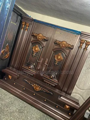 5ft Luxury Foreign Copper Security Door for Luxury Apartment