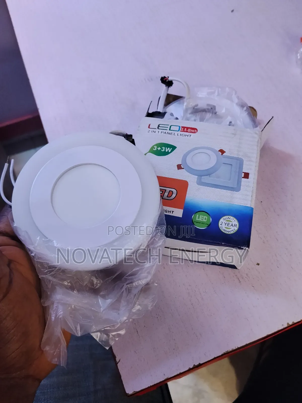 3+3watts Blue and White Pop Panel Light