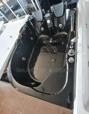 Black Double Jacuzzi Set With Radio