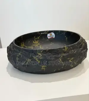 Gold Black Counter Top Wash Hand Basin