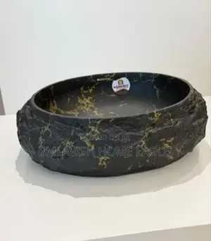 Gold Black Counter Top Wash Hand Basin