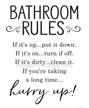 Frameworks for Bathrooms and Toilets