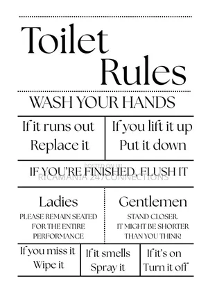 Frameworks for Bathrooms and Toilets
