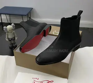 Christian Louboutin Men’S Samson Chelsea Leather Boot