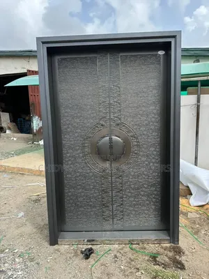 4ft by 7ft German Copper Security Door With a Versace-Inspired Design