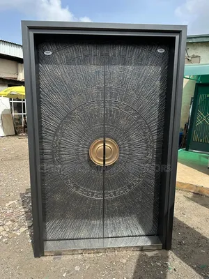4ft by 7ft Decorative Luxury Villa Metal Double Security Door